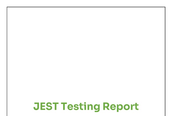 perform jest testing for javascript and react applications
